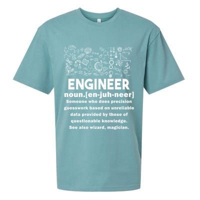 Funny Engineer Meaning Sueded Cloud Jersey T-Shirt