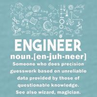 Funny Engineer Meaning Sueded Cloud Jersey T-Shirt