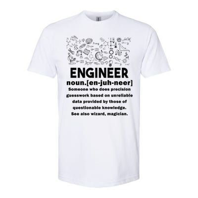 Funny Engineer Meaning Softstyle® CVC T-Shirt