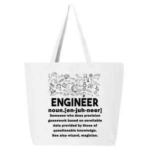 Funny Engineer Meaning 25L Jumbo Tote