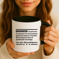 Funny Engineer Noun Definition Mug