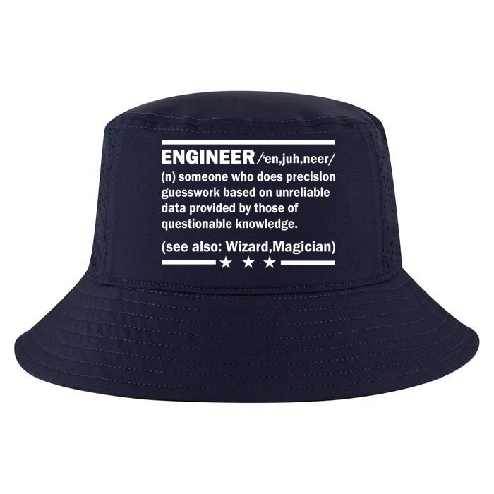 Funny Engineer Noun Definition Cool Comfort Performance Bucket Hat