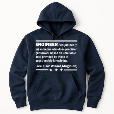 Funny Engineer Noun Definition Hoodie