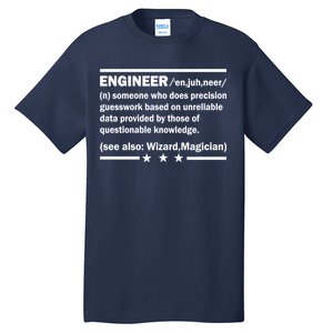 Funny Engineer Noun Definition Tall T-Shirt