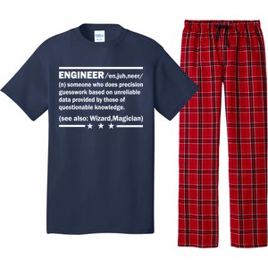 Funny Engineer Noun Definition Pajama Set