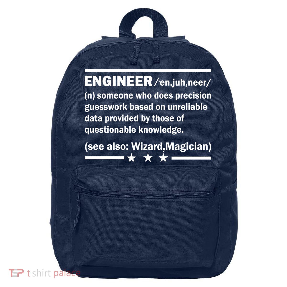 Funny Engineer Noun Definition 16 in Basic Backpack