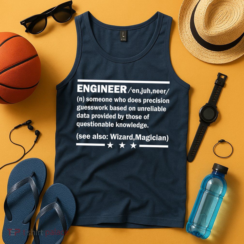 Funny Engineer Noun Definition Tank Top