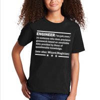 Funny Engineer Noun Definition Kids T-Shirt