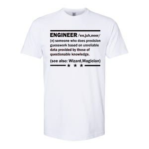 Funny Engineer Noun Definition Softstyle CVC T-Shirt