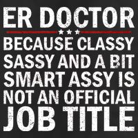 Funny Er Doctor Official Job Title Adult Drive Performance Visor