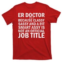 Funny Er Doctor Official Job Title T-Shirt