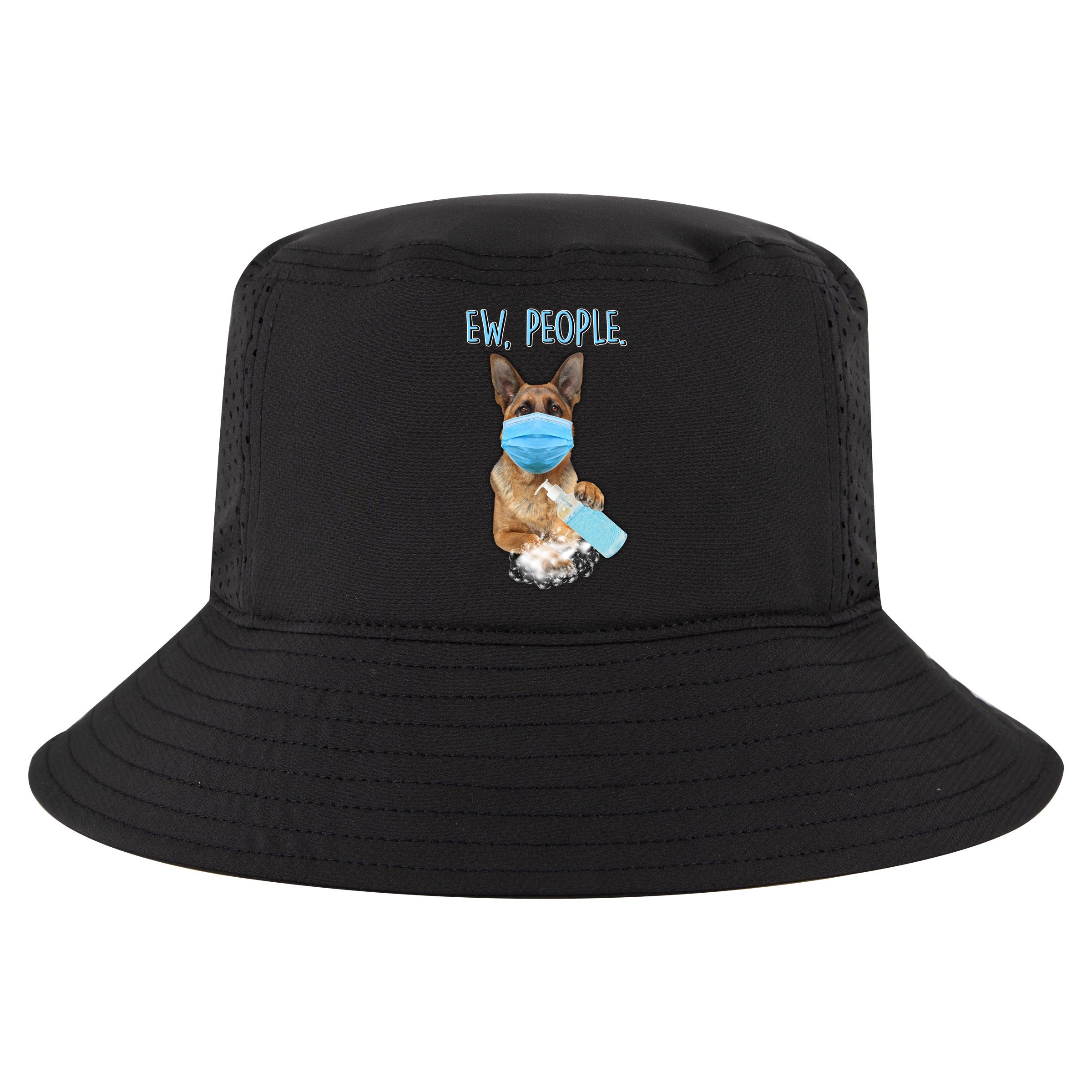 Funny Ew People Hygienic German Shepard  Cool Comfort Performance Bucket Hat
