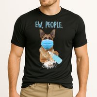 Funny Ew People Hygienic German Shepard  Cooling Performance Crew T-Shirt