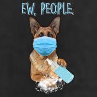 Funny Ew People Hygienic German Shepard  11oz C Handle Ceramic Mug
