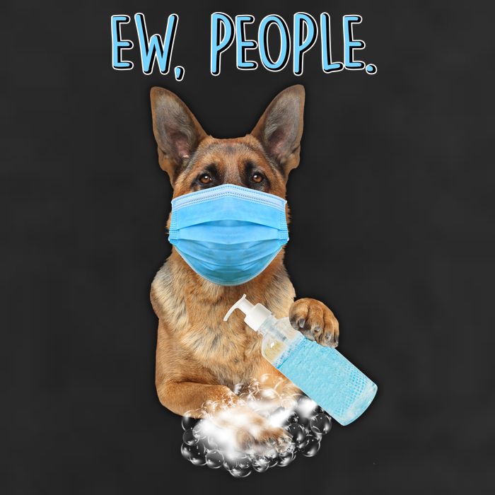 Funny Ew People Hygienic German Shepard  11oz C Handle Ceramic Mug