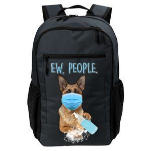 Funny Ew People Hygienic German Shepard  Daily Commute Backpack