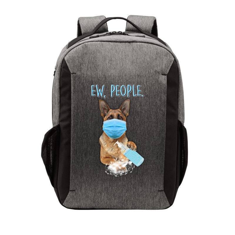 Funny Ew People Hygienic German Shepard  Vector Backpack