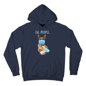 Funny Ew People Hygienic German Shepard  Hoodie