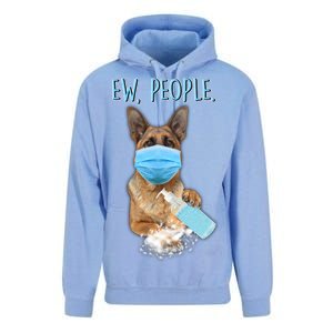 Funny Ew People Hygienic German Shepard  Unisex Surf Hoodie