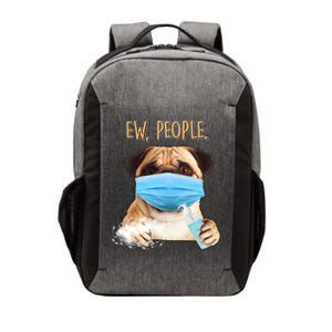 Funny Ew People Hygienic Pug Mask Vector Backpack