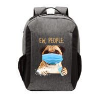 Funny Ew People Hygienic Pug Mask Vector Backpack