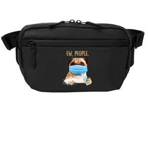 Funny Ew People Hygienic Pug Mask Crossbody Pack