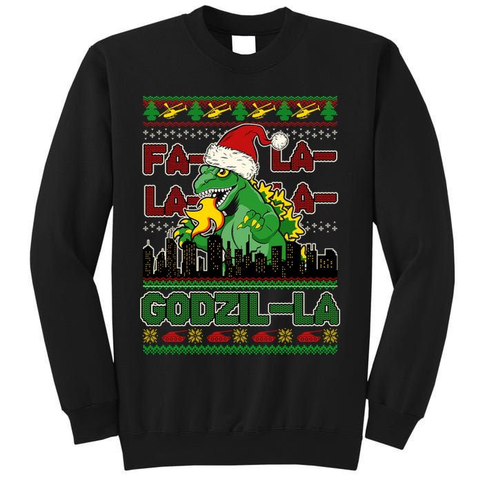 Funny Fa La La La Godzil-La Ugly Christmas Sweater Sweatshirt