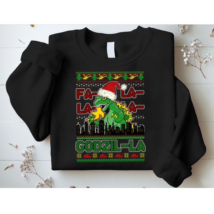Funny Fa La La La Godzil-La Ugly Christmas Sweater Sweatshirt