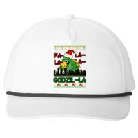 Funny Fa La La La Godzil-La Ugly Christmas Sweater Snapback Five-Panel Rope Hat