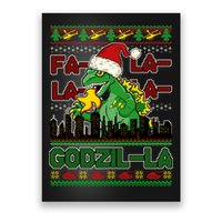 Funny Fa La La La Godzil-La Ugly Christmas Sweater Poster