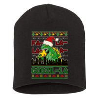 Funny Fa La La La Godzil-La Ugly Christmas Sweater Short Acrylic Beanie