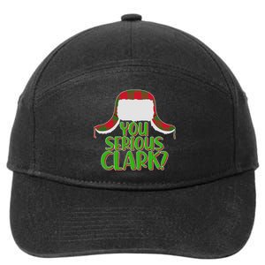 Funny Family Christmas You Serious Clark 7-Panel Snapback Hat