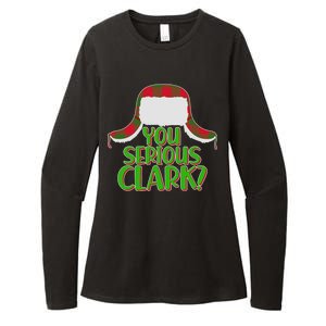 Funny Family Christmas You Serious Clark Womens CVC Long Sleeve Shirt