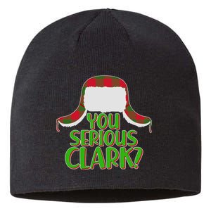 Funny Family Christmas You Serious Clark Sustainable Beanie