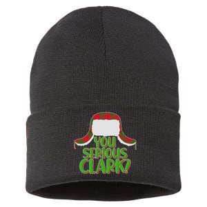 Funny Family Christmas You Serious Clark Sustainable Knit Beanie