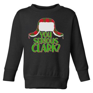 Funny Family Christmas You Serious Clark Toddler Sweatshirt