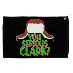 Funny Family Christmas You Serious Clark Grommeted Golf Towel