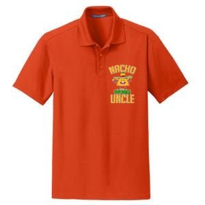 Funny Family Nacho Average Uncle  Dry Zone Grid Polo