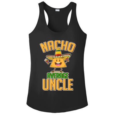 Funny Family Nacho Average Uncle  Ladies PosiCharge Competitor Racerback Tank