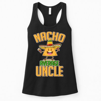 Funny Family Nacho Average Uncle  Womens Tank Top