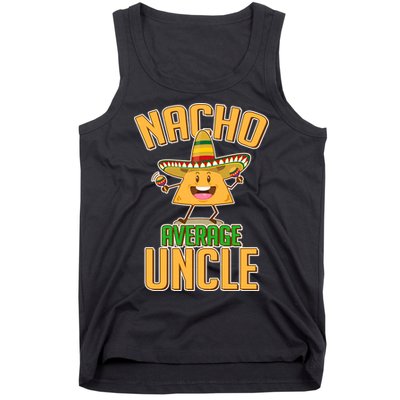 Funny Family Nacho Average Uncle  Tank Top