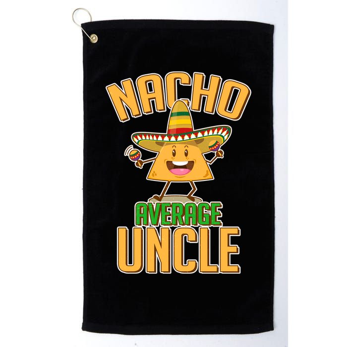 Funny Family Nacho Average Uncle  Golf Towel