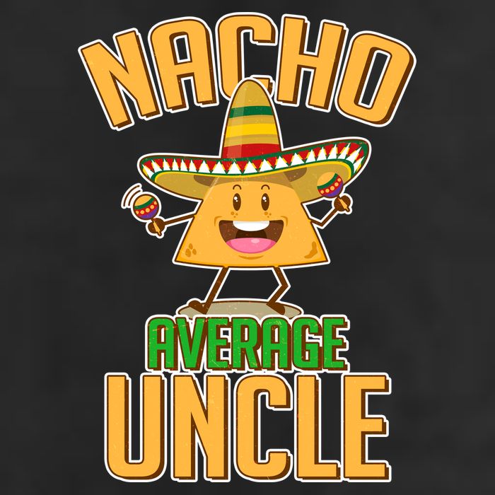 Funny Family Nacho Average Uncle  Golf Towel