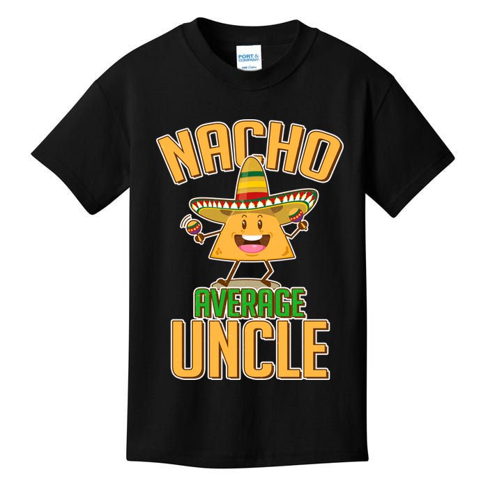 Funny Family Nacho Average Uncle  Kids T-Shirt