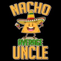 Funny Family Nacho Average Uncle  Kids T-Shirt
