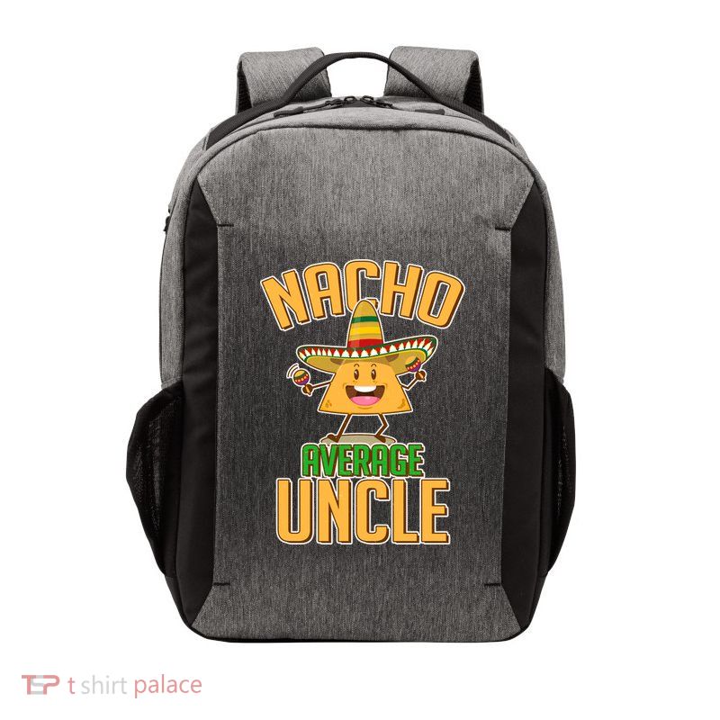 Funny Family Nacho Average Uncle  Vector Backpack