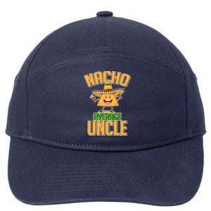 Funny Family Nacho Average Uncle  7-Panel Snapback Hat