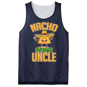 Funny Family Nacho Average Uncle  Mesh Reversible Basketball Jersey Tank