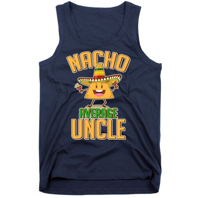 Funny Family Nacho Average Uncle  Tank Top