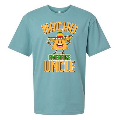 Funny Family Nacho Average Uncle  Sueded Cloud Jersey T-Shirt